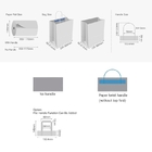 Automatic Sheet Feeding Paper Bag Making Machine 42KW 90 - 170g/M²