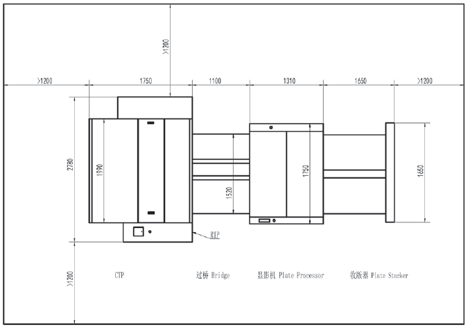 DX1450T Máquina de fabricación de placas CTP térmicas y UV 2