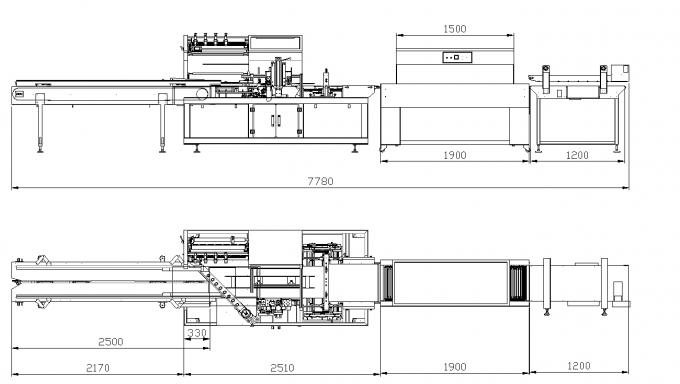 PRY-420 Máquina Empaquetadora de Sellado por Termocontracción de Tipo Reciprocante de Alta Velocidad Totalmente Automática 2