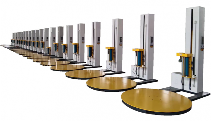 BL1650P Máquina Eléctrica Automática para Envolver Palés con Film Estirable para Alimentos, Bebidas, Textiles, Mercancías, Productos Químicos y Ropa 2