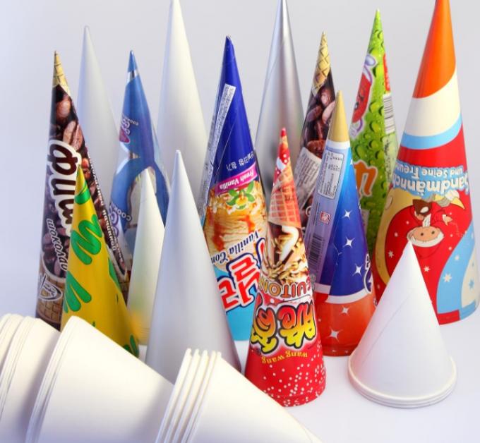 PRY-220/300 Máquina de fabricación de mangas de papel para conos de helado de alta velocidad 2