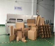 Máquina de corte de muestras de caja de cartón automática de paso único PRY-1800 9