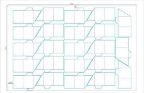 PRY-68 Máquina automática de corte de cartón de papel de cabezal simple y doble 4