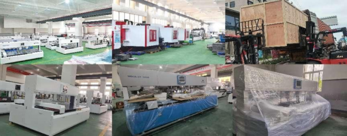 PRY-68 Máquina automática de corte de cartón de papel de cabezal simple y doble 15