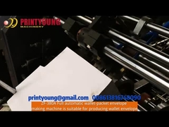 Sobre automático de la cartera y del bolsillo de ZF-380A que hace la máquina