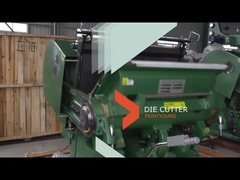 Ml máquina que arruga y que corta con tintas de papel manual de la serie