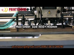 PRY-E Máquina laminadora de flauta totalmente automática con precisión de ajuste de ± 1 mm