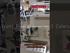 PRY2+1 Etiqueta de cinta de marca multicolor Prensa de la máquina de impresión Flexo