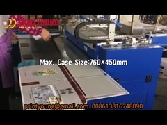 BSJ-450 Cuadernos semiautomáticos Diario de tapa dura Hojas en blanco Hojas forradas Máquina de fabricación de maletas