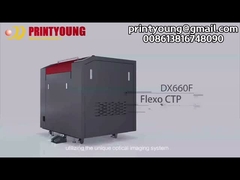 DX660F 4000dpi Máquina para hacer placas digitales Flexo CTP