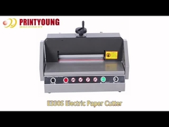 E330S Máquina de corte de papel de escritorio eléctrica de doble guía de tamaño pequeño