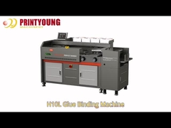 H10L A4 Máquina de encuadernación de libros con pantalla táctil automática inteligente de 7,0 pulgadas