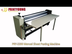 PRY-2200 Máquina manual para pegar hojas de cartón de papel corrugado