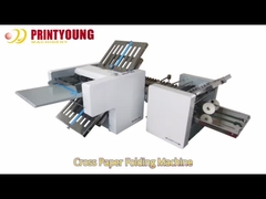 Máquina de plegado cruzado de papel de escritorio