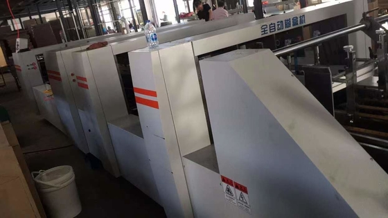 PRY-1050PC Automatic Corrugated Box Folder Gluer With Crash Lock Bottom