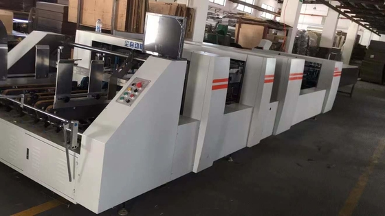 PRY-1050PC Automatic Corrugated Box Folder Gluer With Crash Lock Bottom