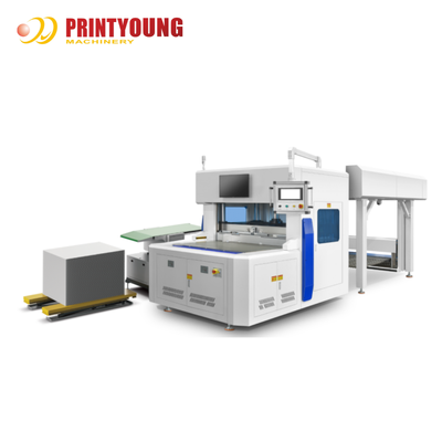PRY-1080E High Productivity PLC & Motor Automatic Paper Stripping & Blanking Machine