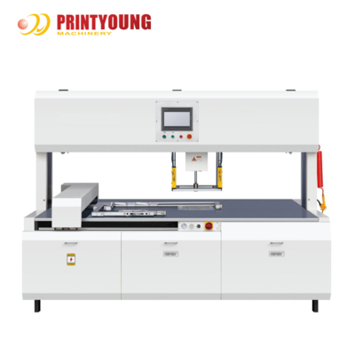 PRY-68 Máquina automática de corte de cartón de papel de cabezal simple y doble