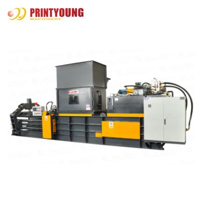 JPW100QT-DZ Empacadora de prensa de reciclaje de papel usado continua completamente automática horizontal