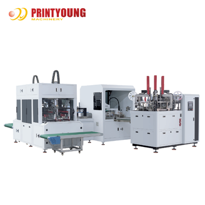 PRY-CS620B Máquina automática de fabricación de cajas rígidas de alta velocidad para cartón/papel 380V 48 pcs/min 1 año de garantía